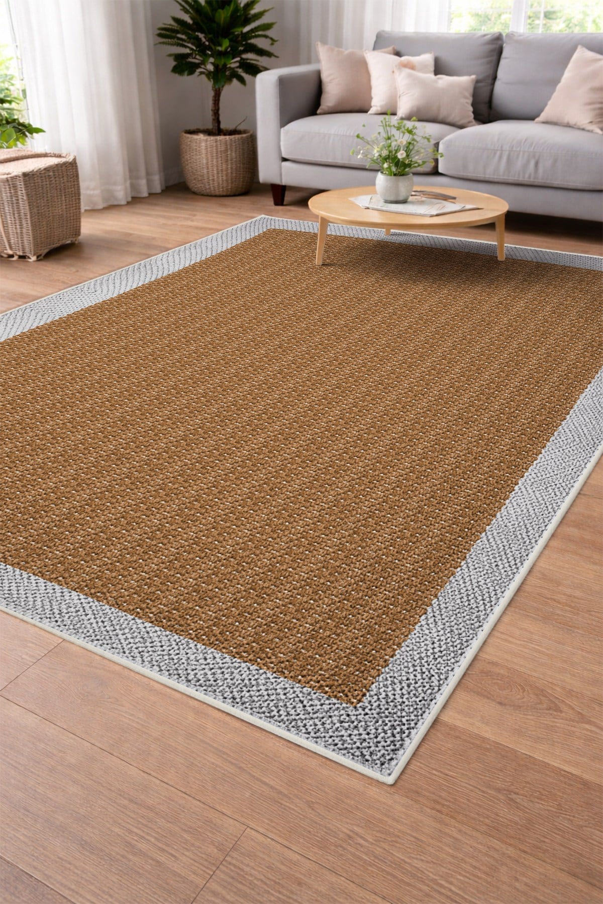 Modern Sisal Serisi Dijital Baskı Sisal Dokuma Halı SLH005