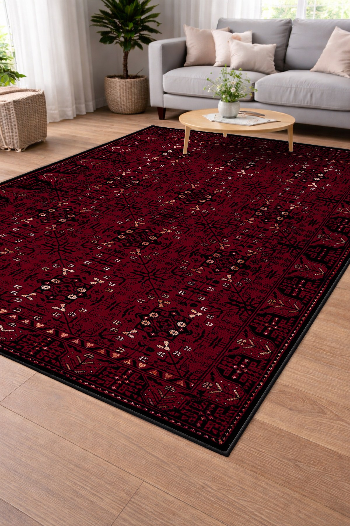 Modern Sisal Serisi Dijital Baskı Sisal Dokuma Halı SLH030