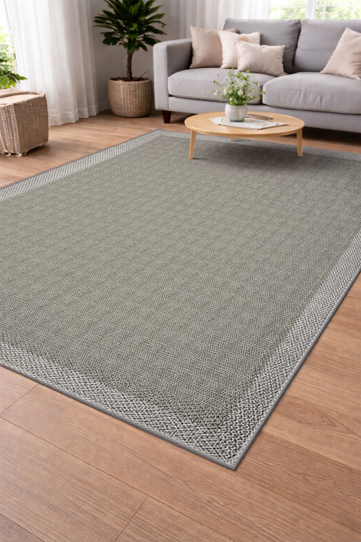 Modern Sisal Serisi Dijital Baskı Sisal Dokuma Halı SLH001