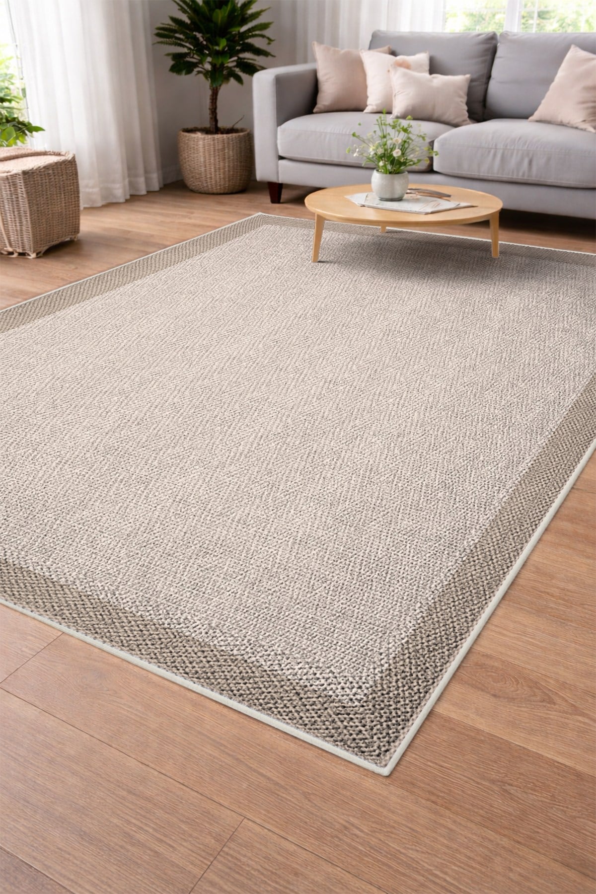Modern Sisal Serisi Dijital Baskı Sisal Dokuma Halı SLH006