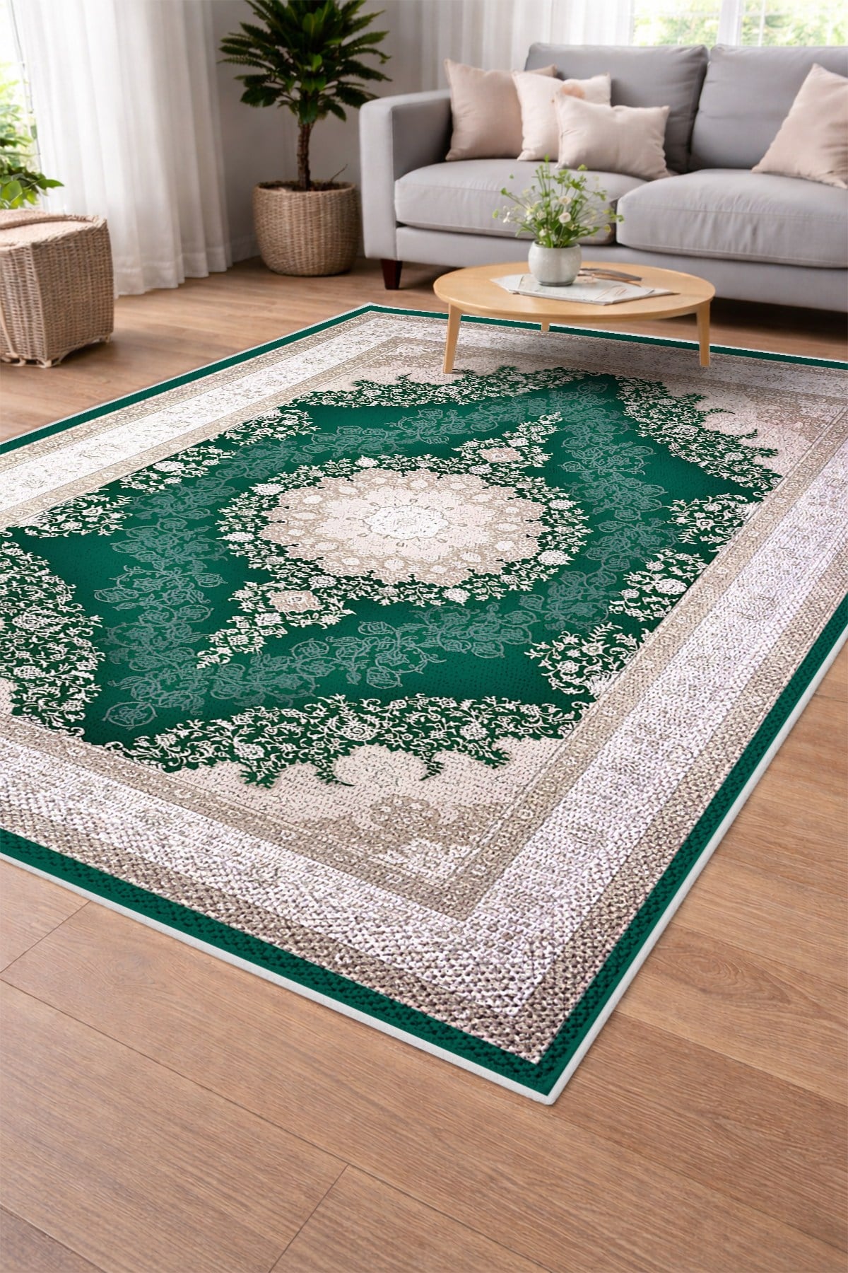 Modern Sisal Serisi Dijital Baskı Sisal Dokuma Halı SLH032