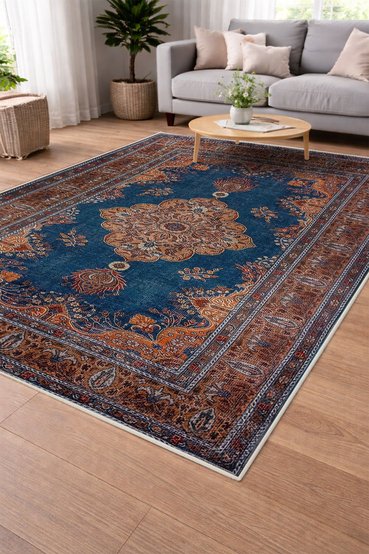 Modern Sisal Serisi Dijital Baskı Sisal Dokuma Halı SLH031
