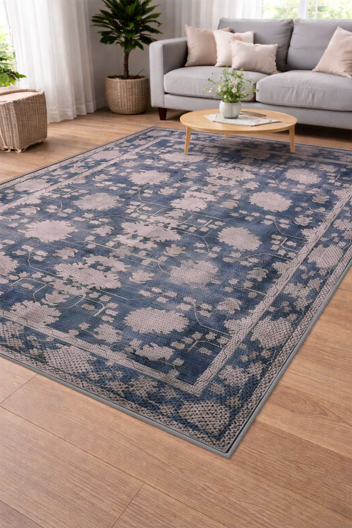Modern Sisal Serisi Dijital Baskı Sisal Dokuma Halı SLH044