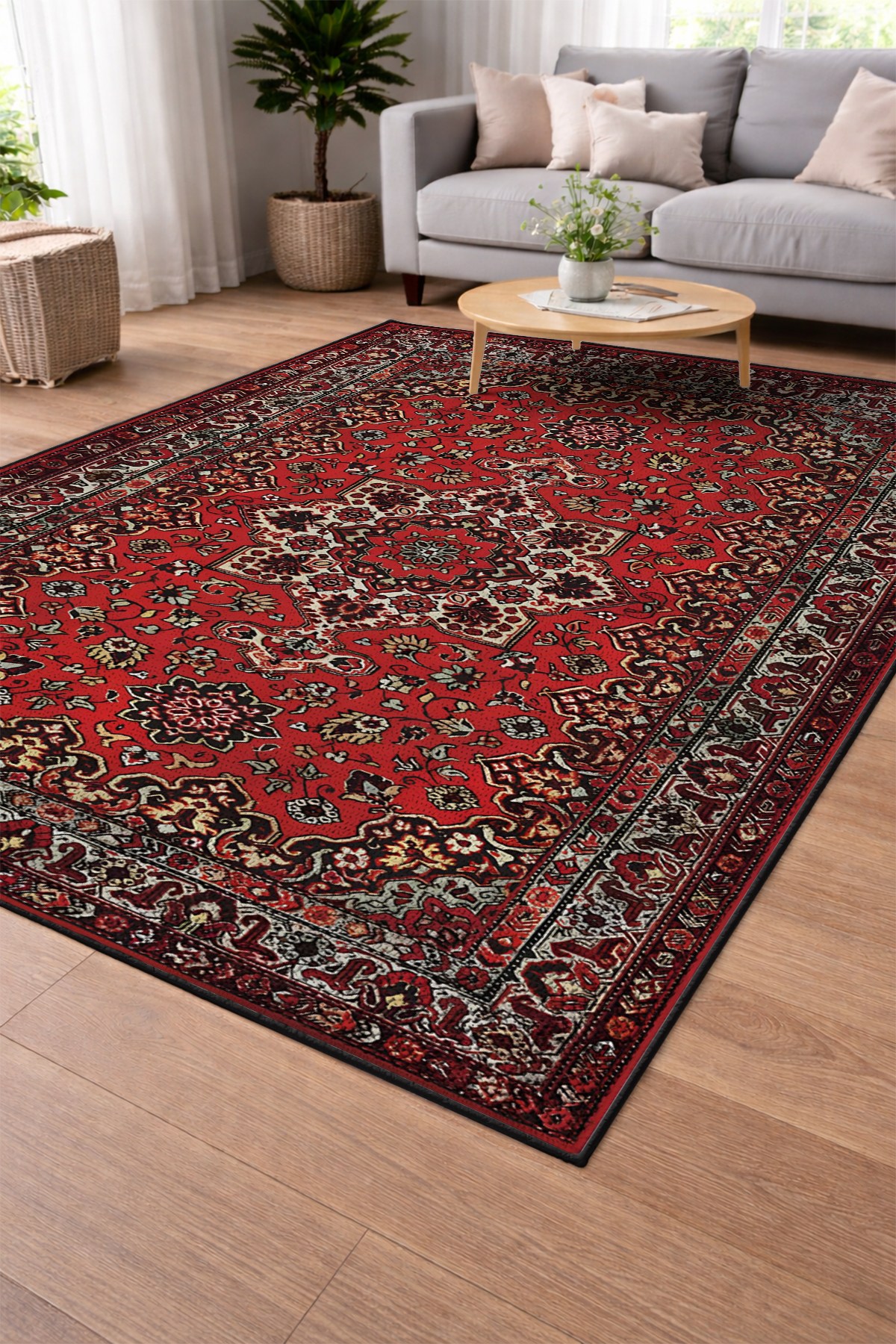 Modern Sisal Serisi Dijital Baskı Sisal Dokuma Halı SLH028