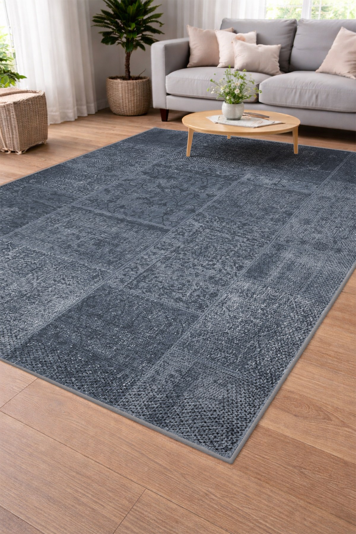 Modern Sisal Serisi Dijital Baskı Sisal Dokuma Halı SLH052