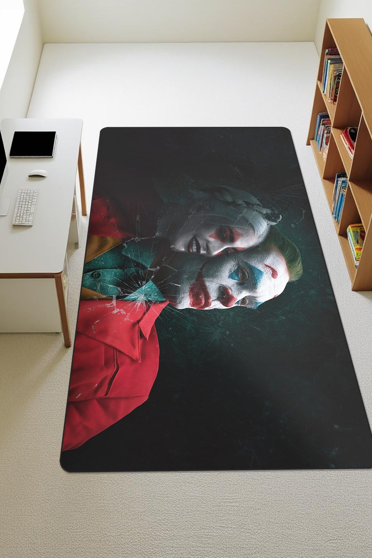 Modern Dijital Baskı Kaymaz Taban Çocuk ve Genç Odası Halısı H0528