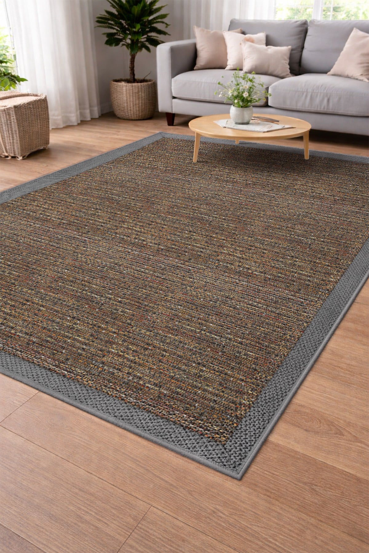 Modern Sisal Serisi Dijital Baskı Sisal Dokuma Halı SLH008