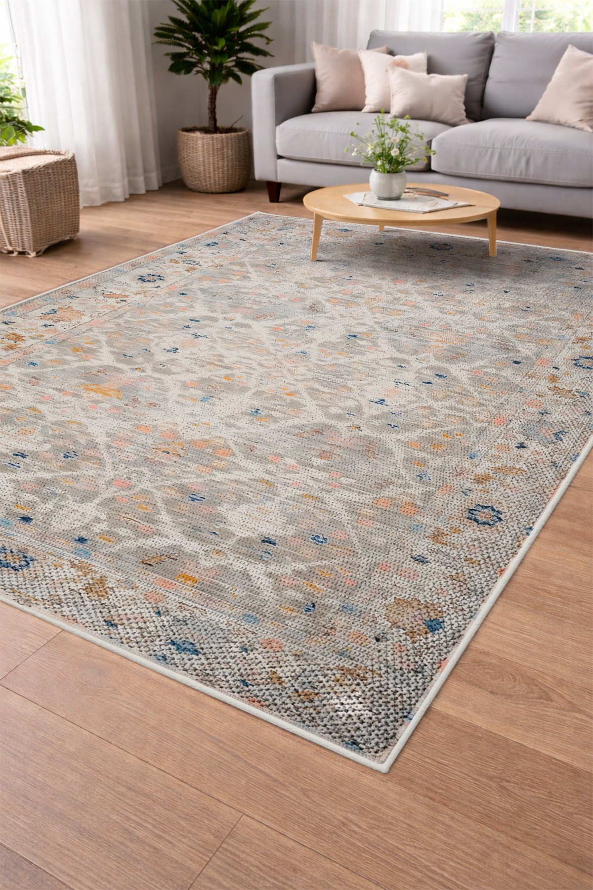 Modern Sisal Serisi Dijital Baskı Sisal Dokuma Halı SLH041