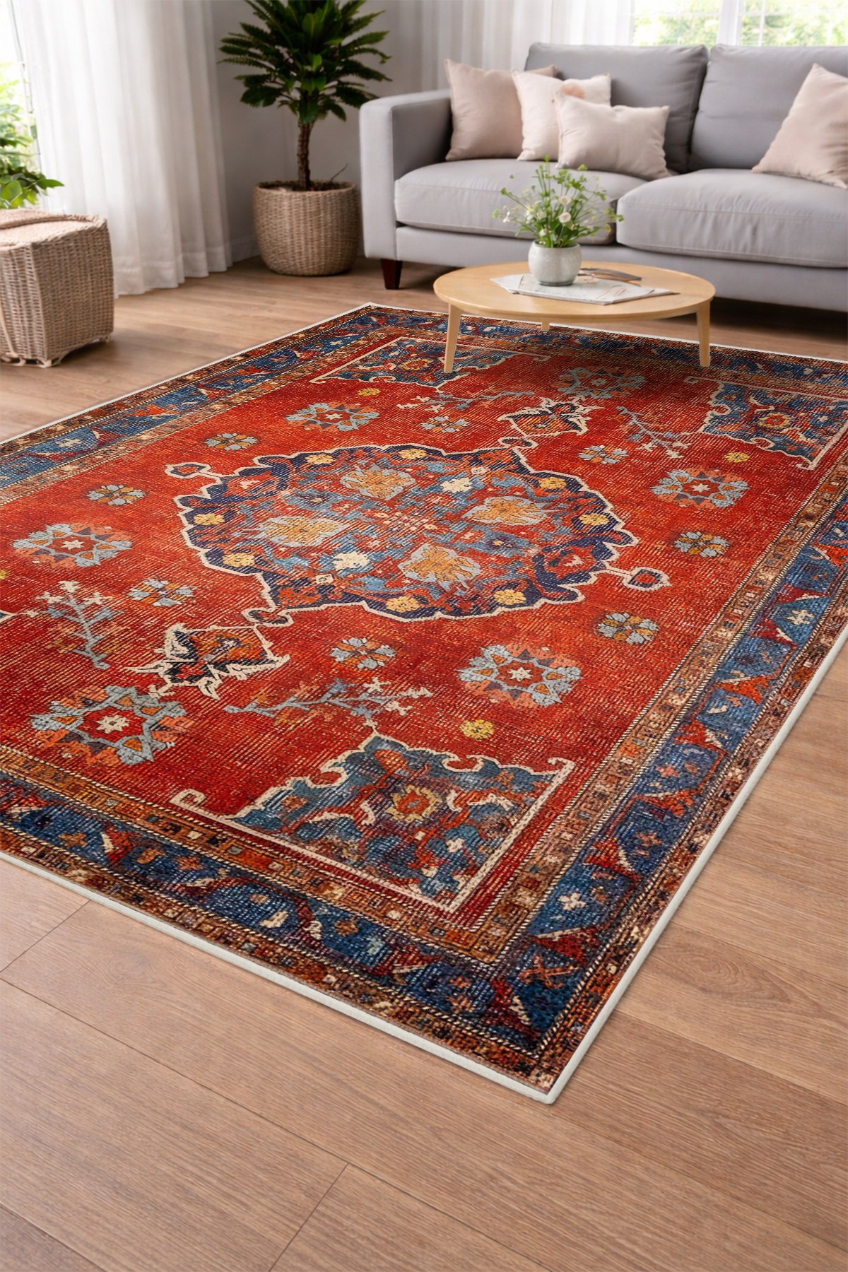 Modern Sisal Serisi Dijital Baskı Sisal Dokuma Halı SLH027