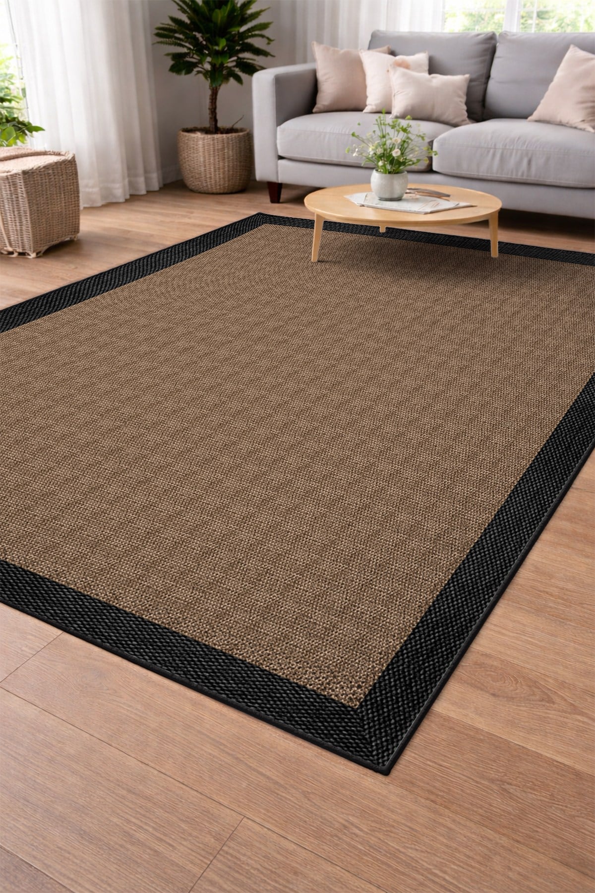 Modern Sisal Serisi Dijital Baskı Sisal Dokuma Halı SLH010