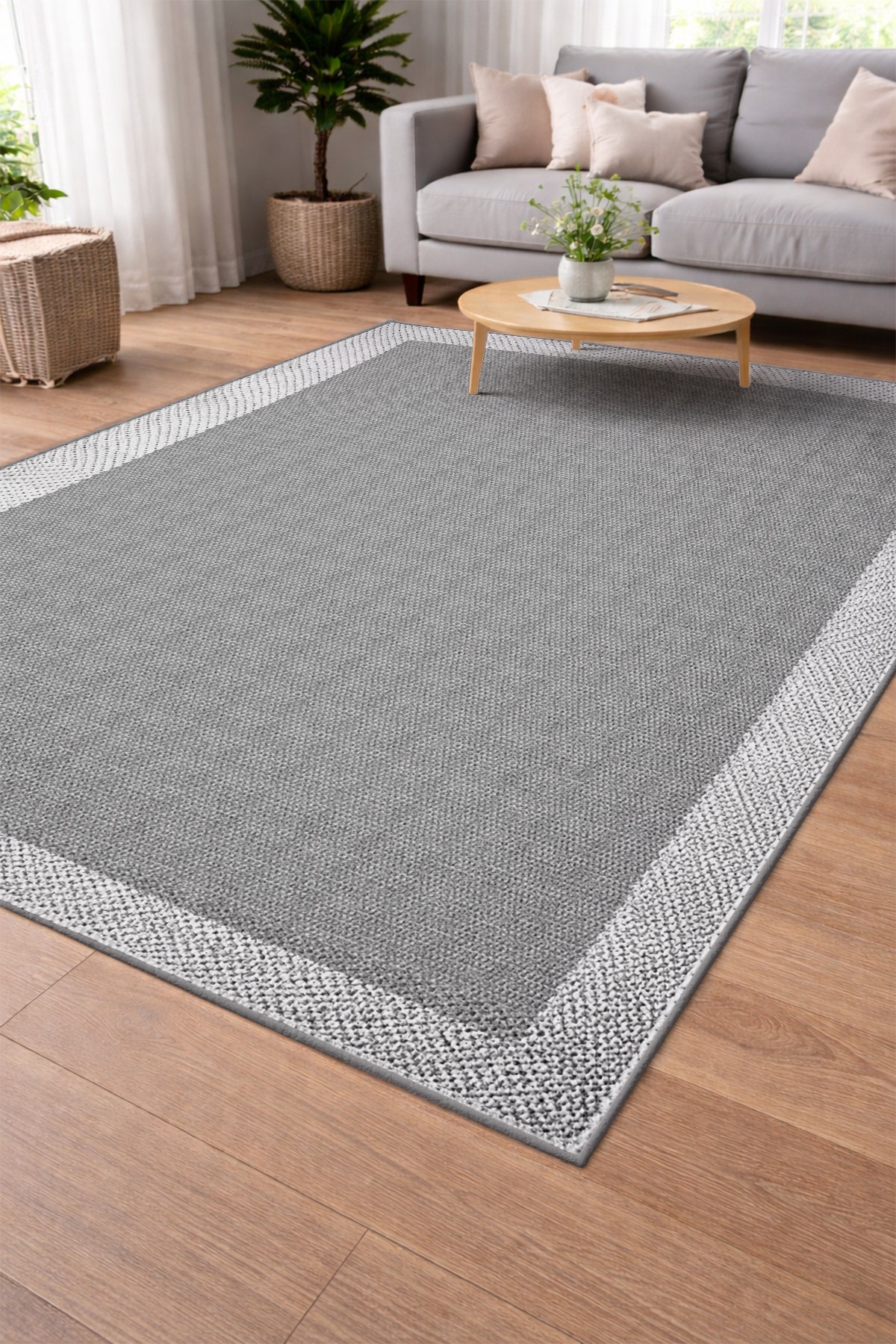 Modern Sisal Serisi Dijital Baskı Sisal Dokuma Halı SLH002