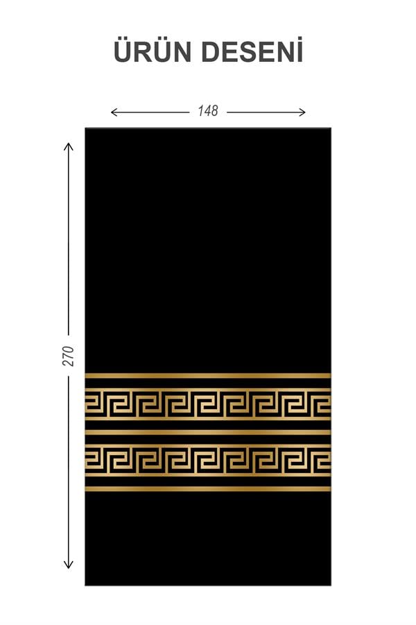 Blackout Işık Geçirmez Karartma Yüksek Kalite Fon Perde 140 x 270