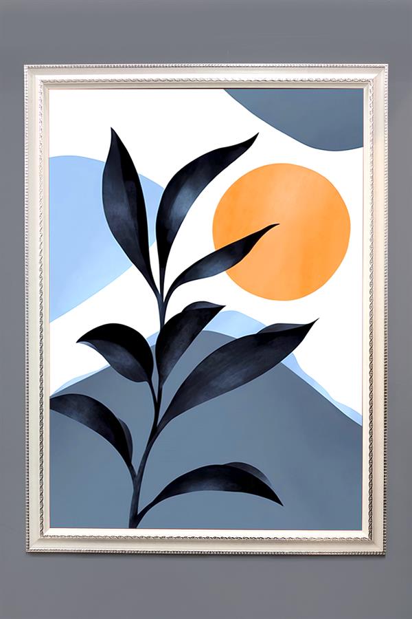 Bohem Desenli Çerçeveli Duvar Tablosu 50x70cm BOHEM06