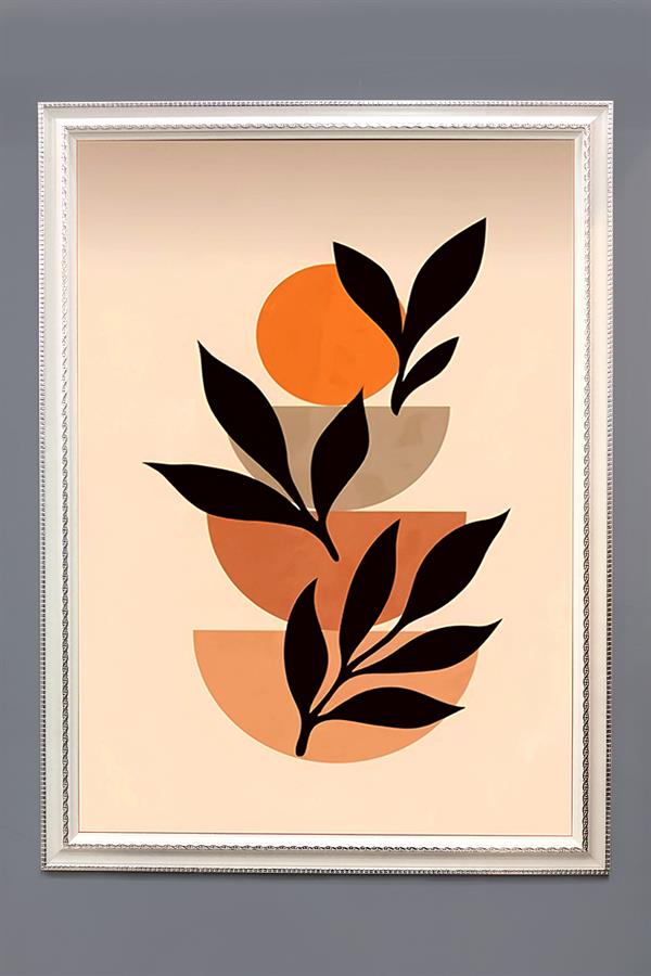 Bohem Desenli Çerçeveli Duvar Tablosu 50x70cm BOHEM08