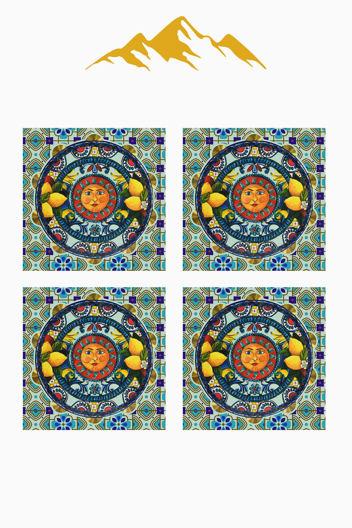 Dijital Baskılı Yumuşak Dokulu 4’lü Kırlent Kılıfı Takımı (43x43 cm) KRL0069