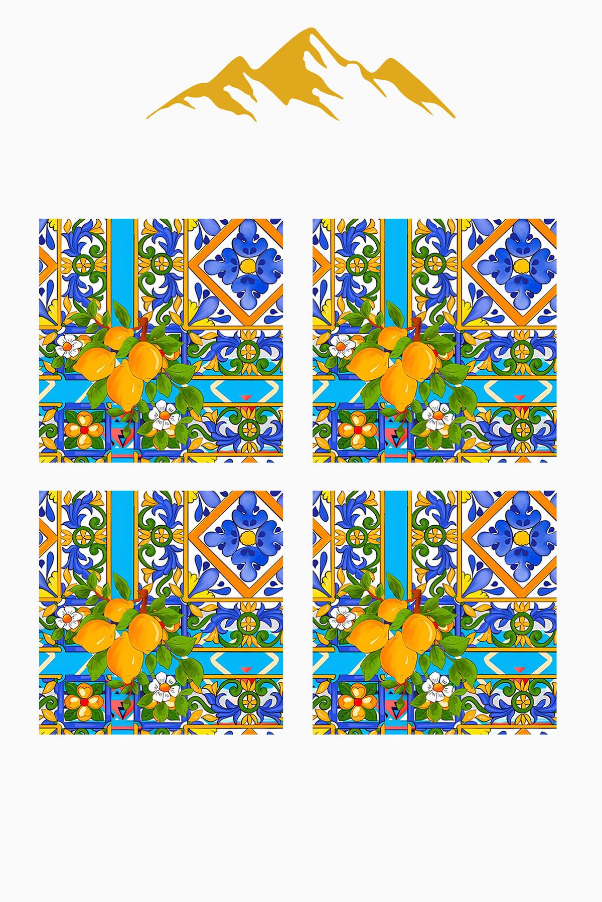 Dijital Baskılı Yumuşak Dokulu 4’lü Kırlent Kılıfı Takımı (43x43 cm) KRL0059
