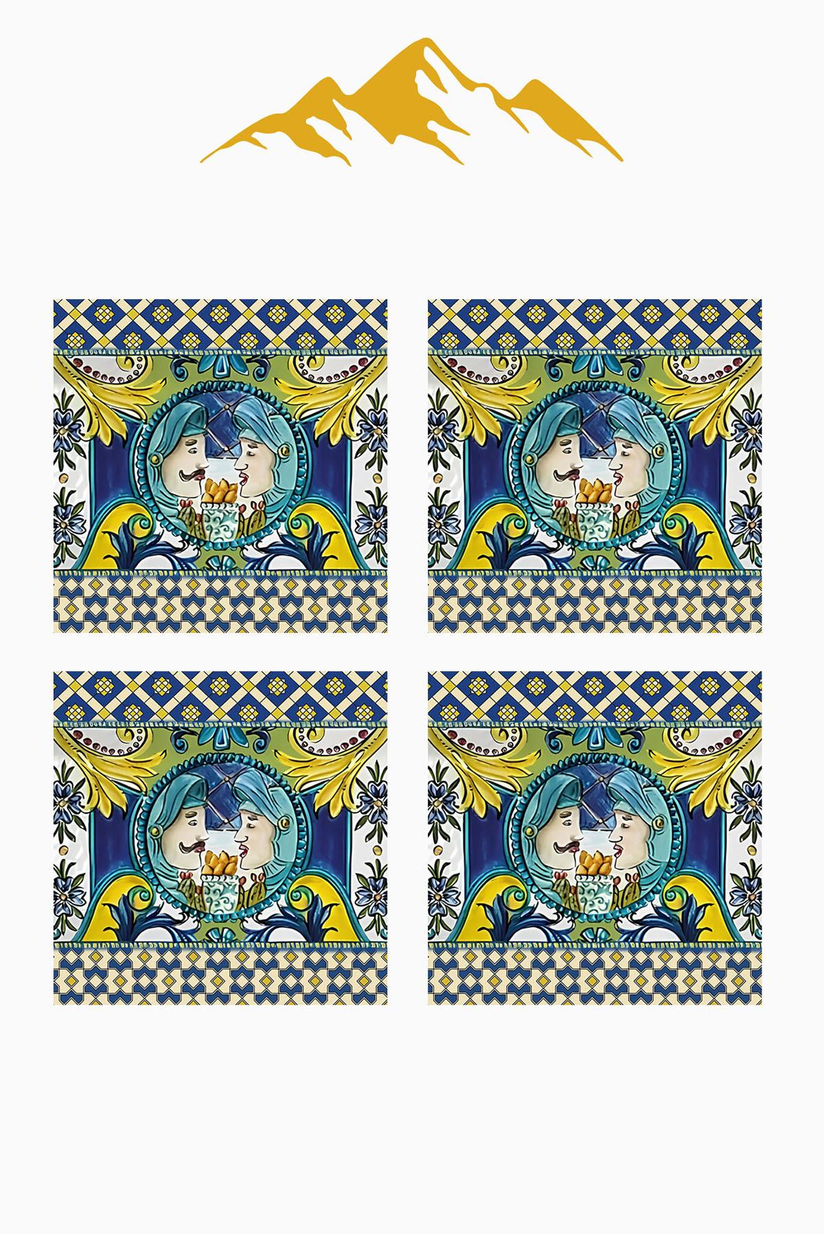 Dijital Baskılı Yumuşak Dokulu 4’lü Kırlent Kılıfı Takımı (43x43 cm) KRL0071