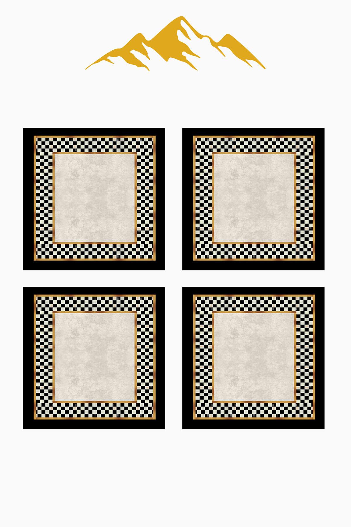 Dijital Baskılı Yumuşak Dokulu 4’lü Kırlent Kılıfı Takımı (43x43 cm) KRL0036