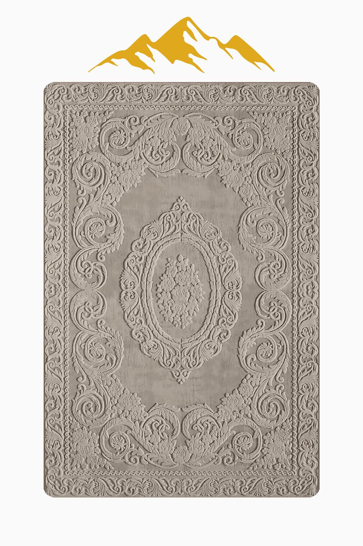 Klasik Desen Dijital Baskı Kaymaz Taban Halı H1105