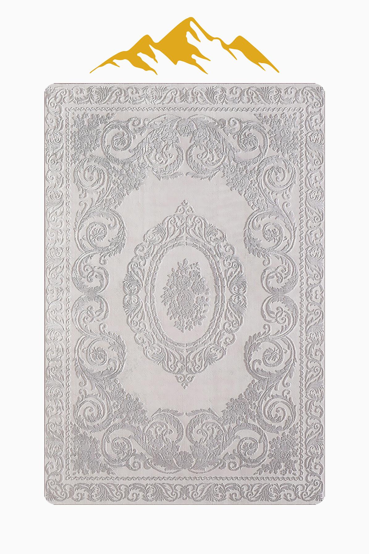 Klasik Desen Dijital Baskı Kaymaz Taban Halı H1106