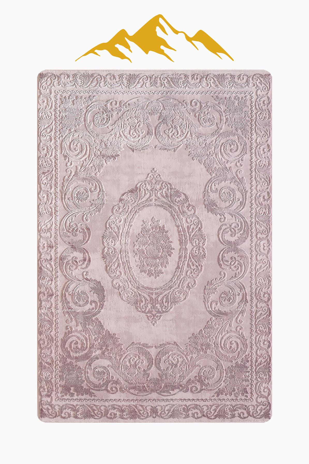 Klasik Desen Dijital Baskı Kaymaz Taban Halı H1107