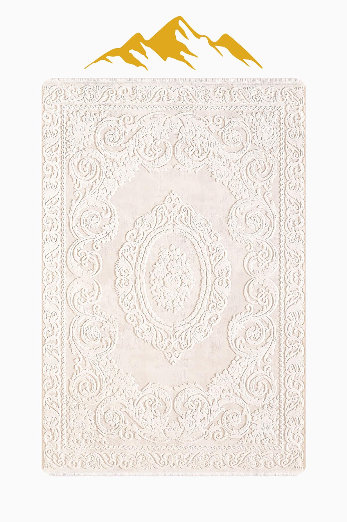 Klasik Desen Dijital Baskı Kaymaz Taban Halı H1104