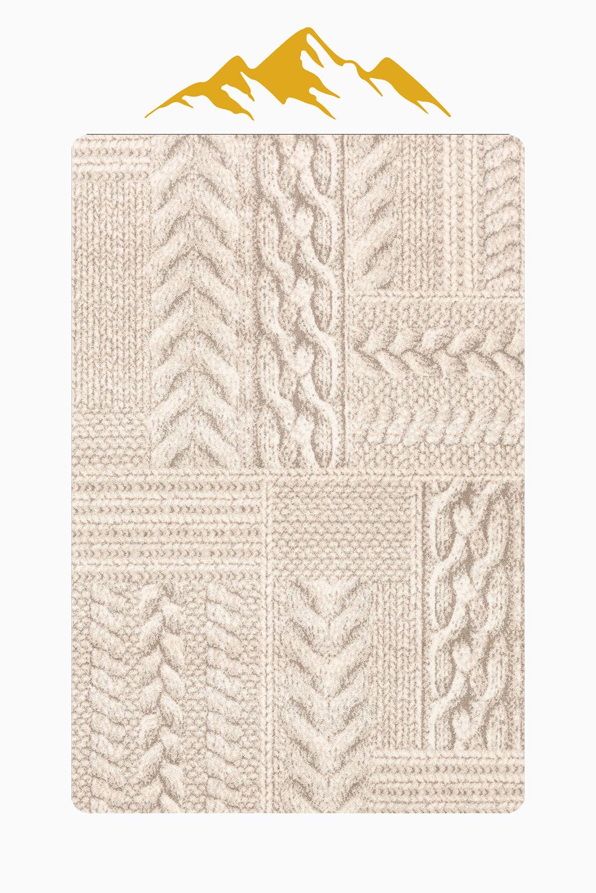 Modern Desenli Dijital Baskı Kaymaz Taban Halı H1121