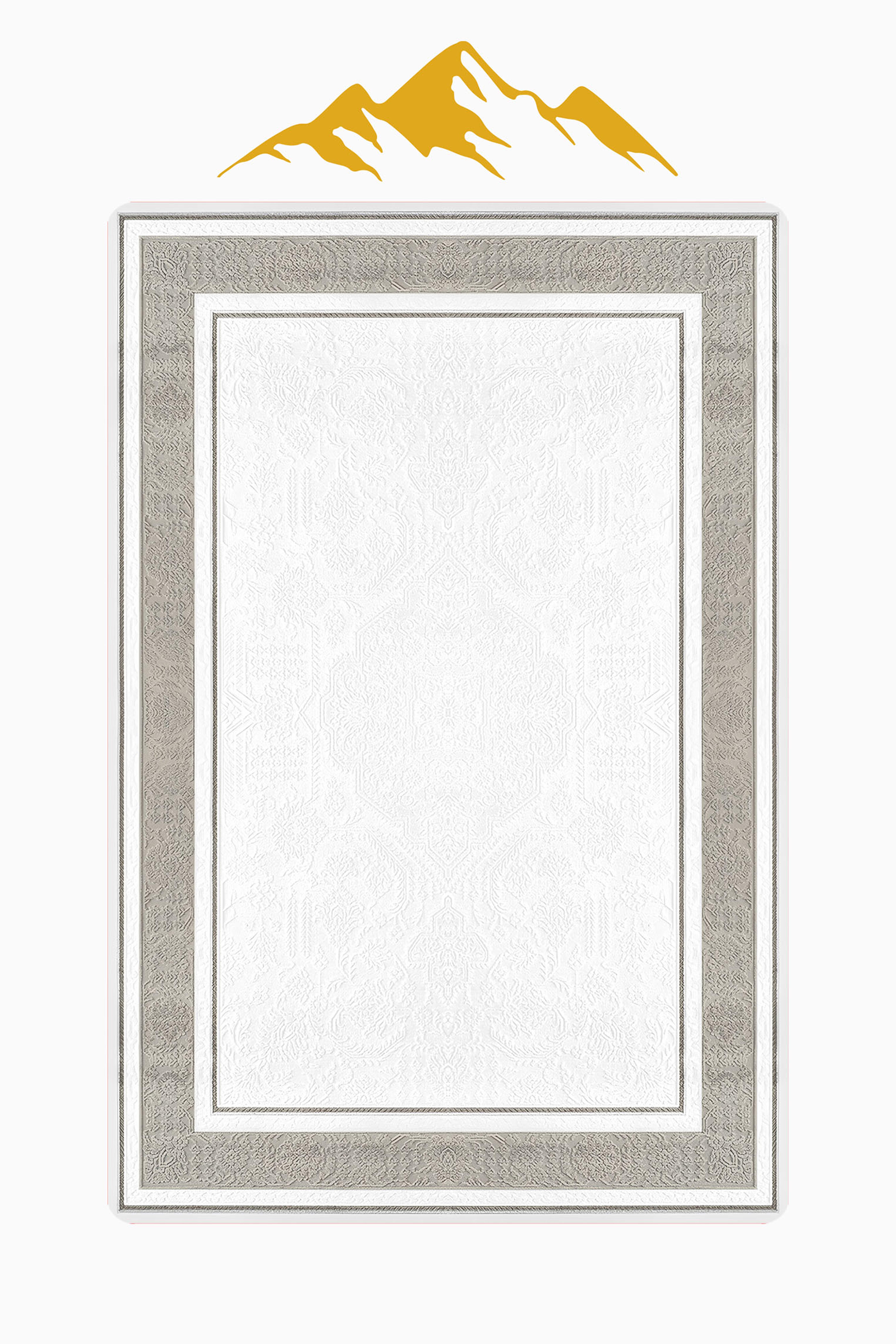 Modern Desenli Dijital Baskı Kaymaz Taban Halı H1035