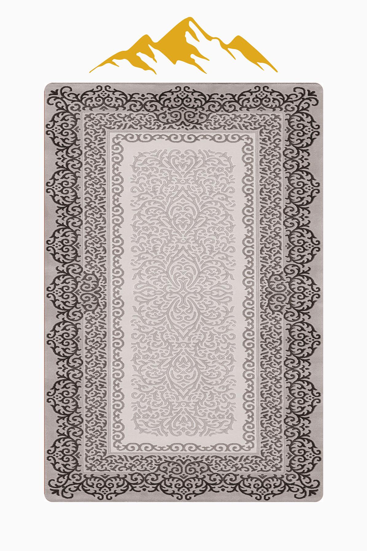 Vintage Desen Dijital Baskı Kaymaz Taban Halı H1056