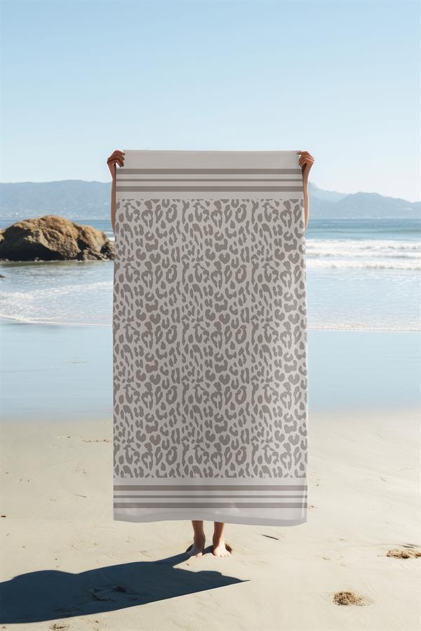 Dalmaçya Desenli Plaj Deniz Havlusu Peştemal 80x160 CM NRM08