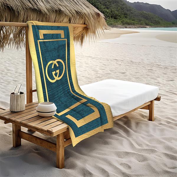Dekoratif Modern Desenli Plaj Deniz Havlusu Peştamal 80x160 CM LUX36