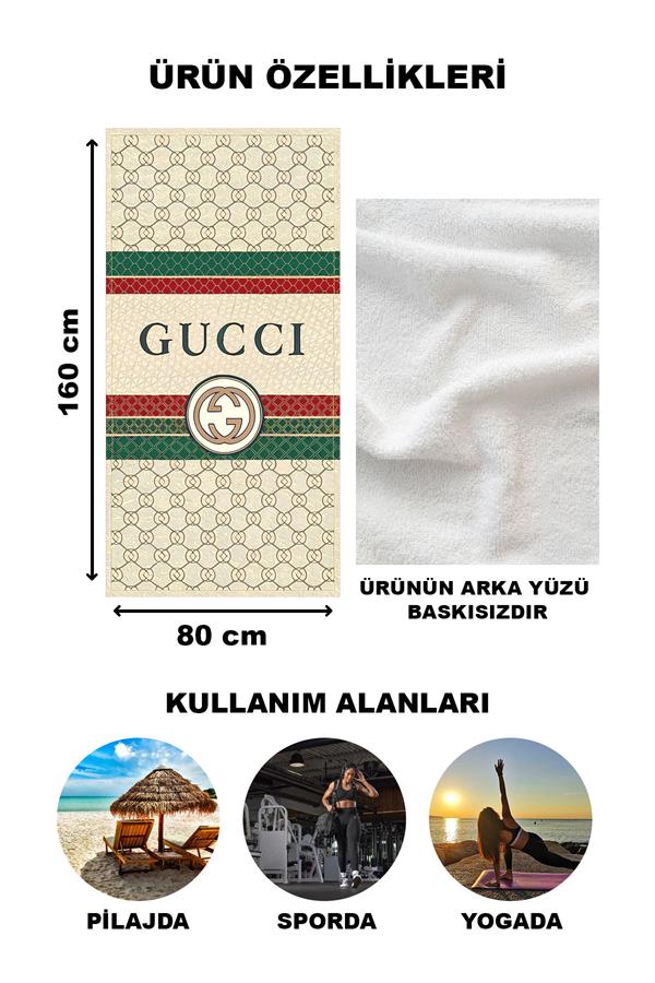 Dekoratif Modern Desenli Plaj Deniz Havlusu Peştamal 80x160 CM LUX65