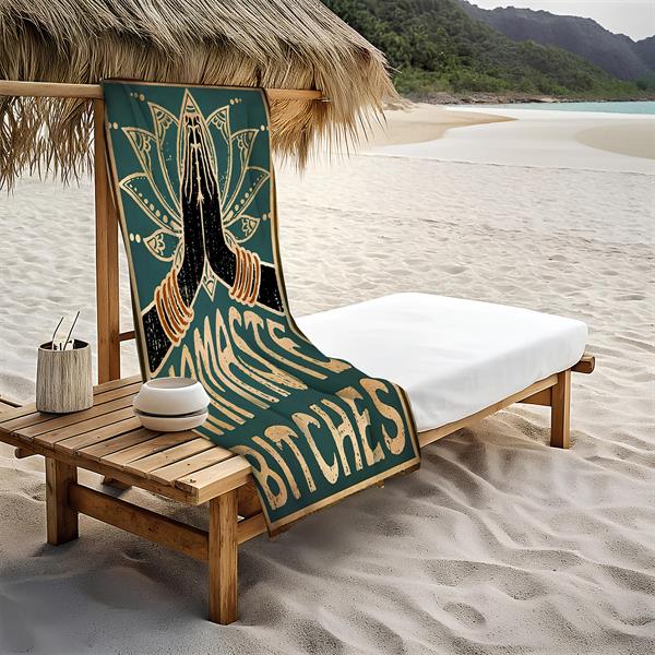 Dekoratif Modern Desenli Plaj Deniz Havlusu Peştamal 80x160 CM FI001