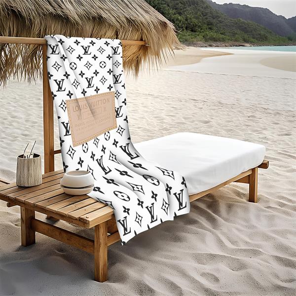 Dekoratif Modern Desenli Plaj Deniz Havlusu Peştamal 80x160 CM LUX87
