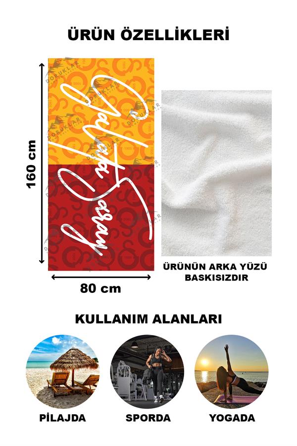 Dekoratif Modern Desenli Plaj Deniz Havlusu Peştamal 80x160 CM PİKA03