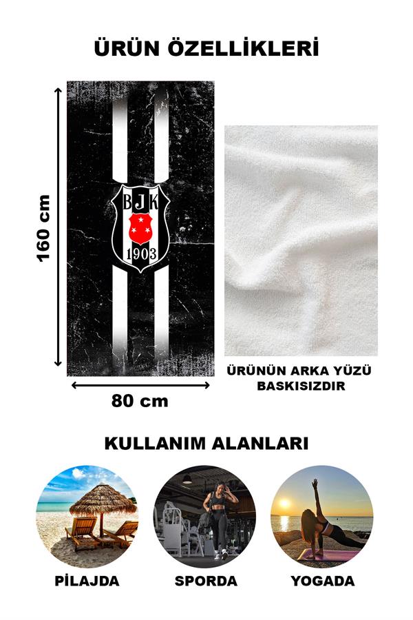 Dekoratif Modern Desenli Plaj Deniz Havlusu Peştamal 80x160 CM TRF08