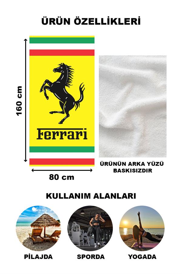 Dekoratif Modern Desenli Plaj Deniz Havlusu Peştamal 80x160 CM PSM02