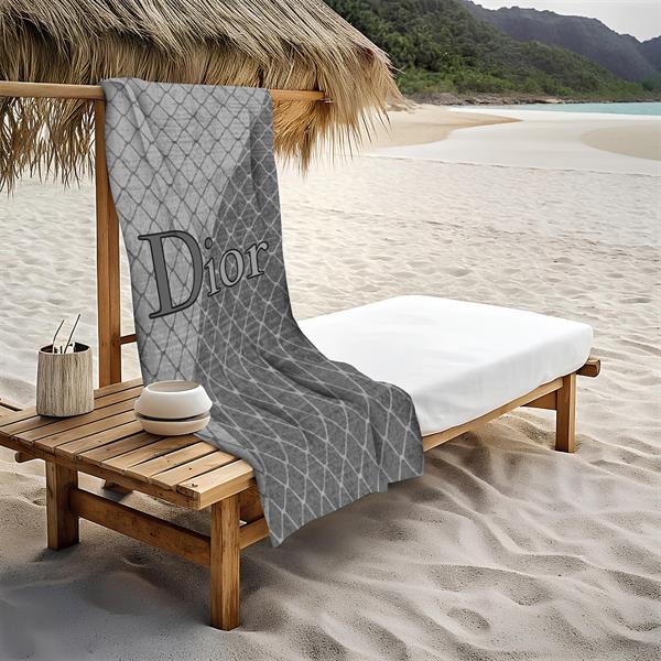 Dekoratif Modern Desenli Plaj Deniz Havlusu Peştamal 80x160 CM LUX53