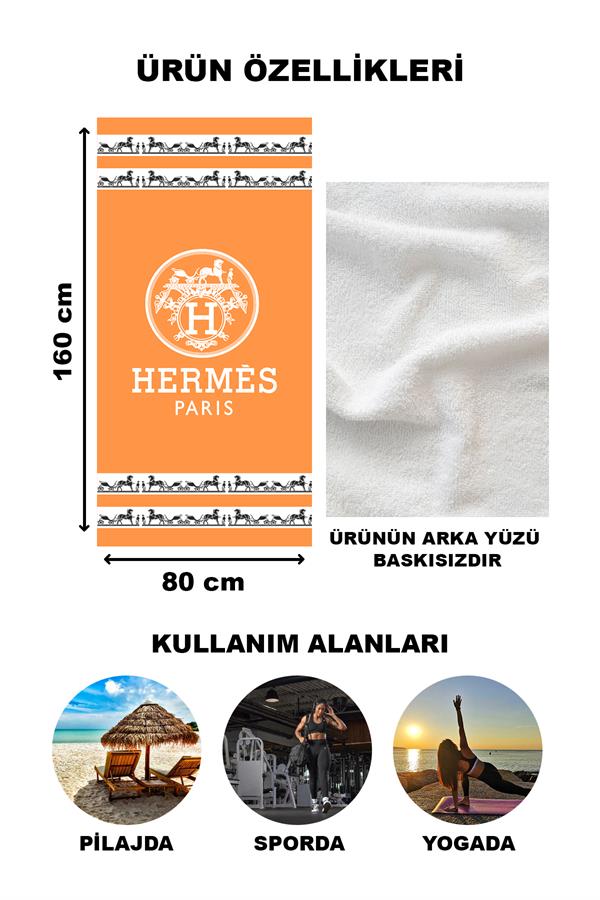 Dekoratif Modern Desenli Plaj Deniz Havlusu Peştamal 80x160 CM LUX74