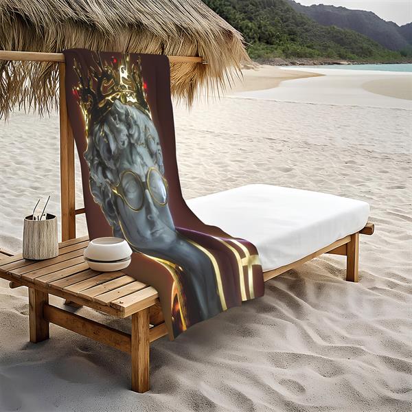 Dekoratif Modern Desenli Plaj Deniz Havlusu Peştamal 80x160 CM PİKA08