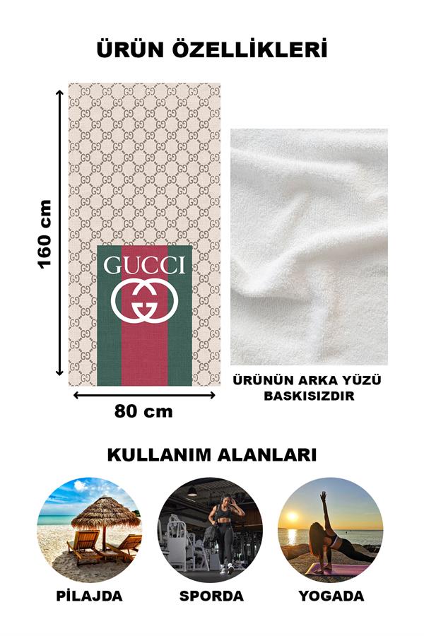 Dekoratif Modern Desenli Plaj Deniz Havlusu Peştamal 80x160 CM LUX90