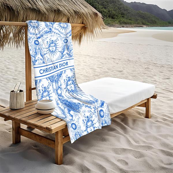 Dekoratif Modern Desenli Plaj Deniz Havlusu Peştamal 80x160 CM LUX34