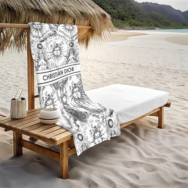Dekoratif Modern Desenli Plaj Deniz Havlusu Peştamal 80x160 CM LUX32
