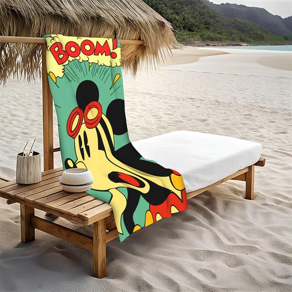 Dekoratif Modern Retro Desenli Plaj Deniz Havlusu Peştamal 80x160 CM RTR10