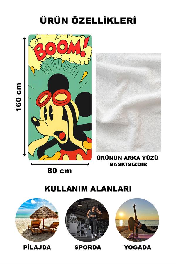 Dekoratif Modern Retro Desenli Plaj Deniz Havlusu Peştamal 80x160 CM RTR10