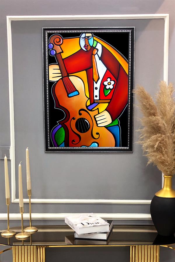 Dekoratif Modern Sanatsal Soyut Desenli Tablo 50x70 CM
