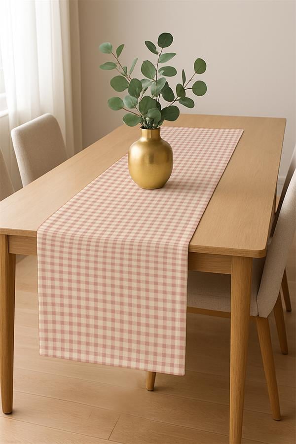 Dijital Baskı Pamuklu Keten Kumaş 150x200cm Masa Örtüsü - Runner Hediyeli MSRT014