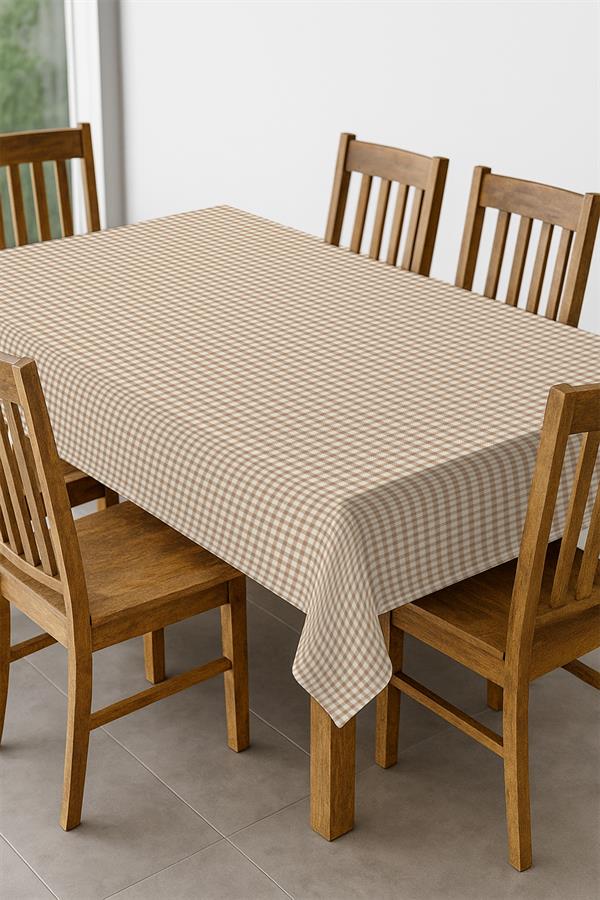 Dijital Baskı Pamuklu Keten Kumaş 150x200cm Masa Örtüsü - Runner Hediyeli MSRT015