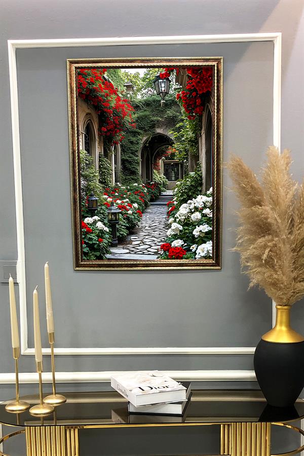 Doğa ve Manzara Desenli Çerçeveli Duvar Tablosu 50x70cm SERENE14