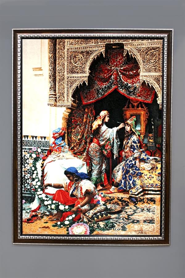 Düğüne Hazırlık Tablosu Portresi 50x70CM